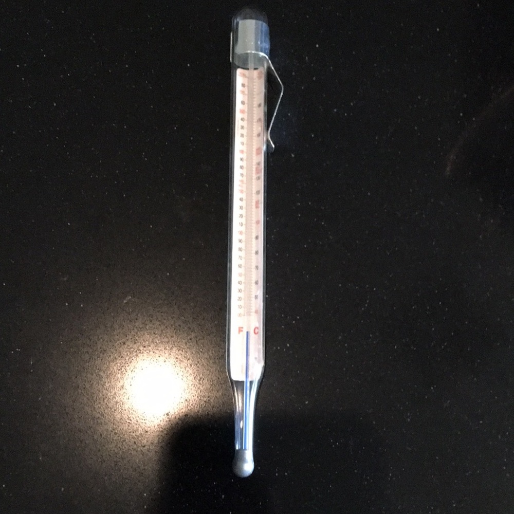 Acu-rite Deep Frying Candy Jelly Glass Thermometer